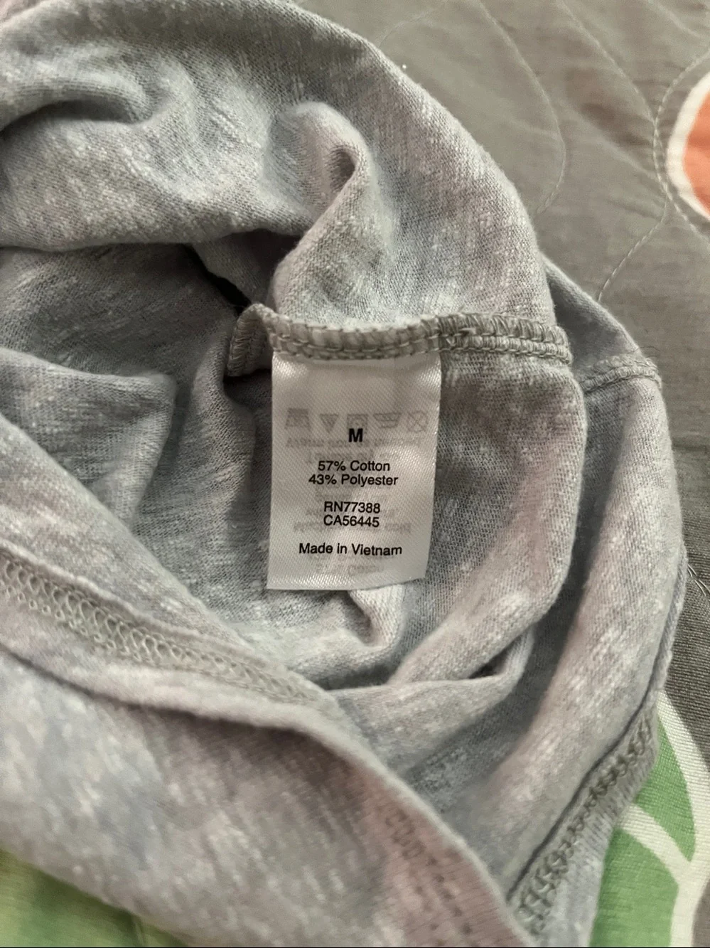 J. Crew Light Gray Knot-Front Sleeveless Tank Sz M